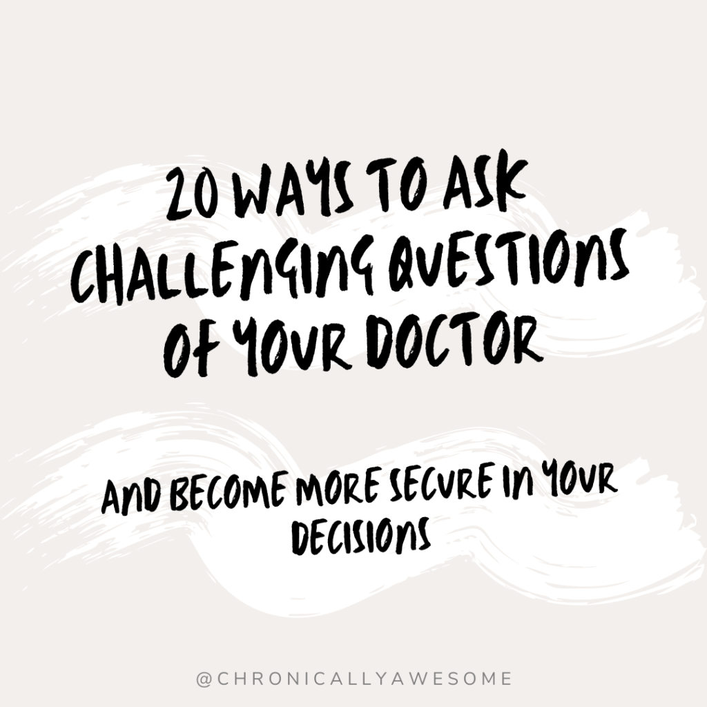 If you're someone for whom confrontation, pushing back or calling out doesn't come easily, here are some ways of letting your practitioner know that you're not ready to make a decision yet.